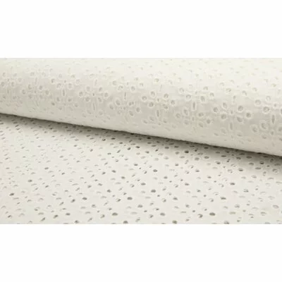 Bumbac broderie englezesca Deluxe - Lis Ivory