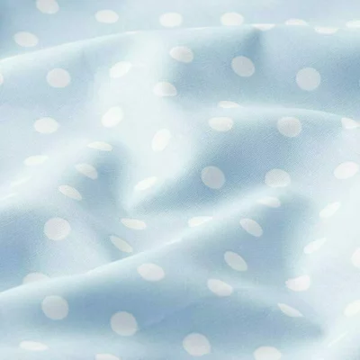 Bumbac imprimat - Dots Light Blue - cupon 78 cm