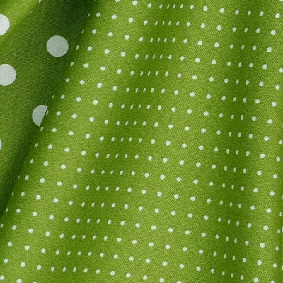 Bumbac imprimat - Petit Dot Green - cupon 50cm