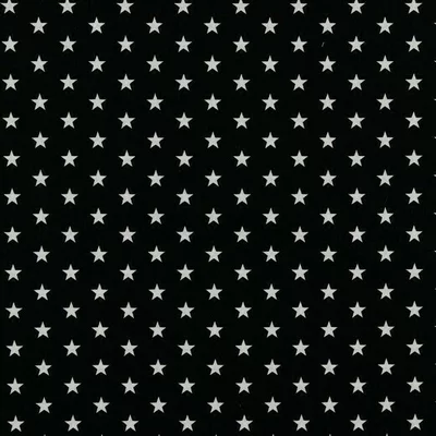 Bumbac imprimat - Petit Stars Black - cupon 75 cm