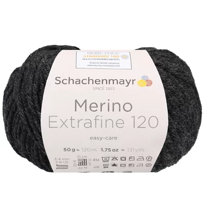 Fir lana - Merino Extrafine 85 Antracit 00298