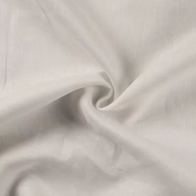 Material 100% In - Linen Georgio Optic White - cupon 1m