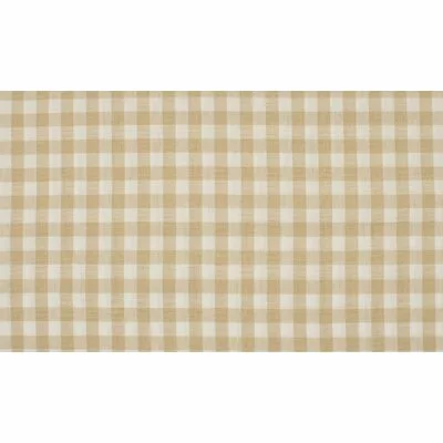 Material bumbac - Gingham Sand 10mm