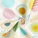 Material Home Decor - Hand Drawn Circles Multicolor