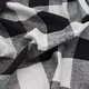 Material in si vascoza - Yarn Dyed Checks Black