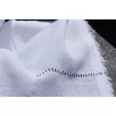 Panza neteda- Calusar Alb - cupon 65cm