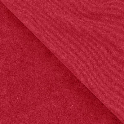 Plush bumbac Nicky Velour - Dark Red