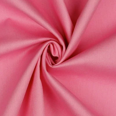 Poplin bumbac uni - Light Pink - cupon 1m