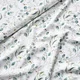 Poplin imprimat digital - Eucalyptus Leaves White