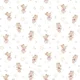 Poplin imprimat digital - Fairy Mouse White