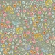 Poplin imprimat digital - Spring Floral Sage