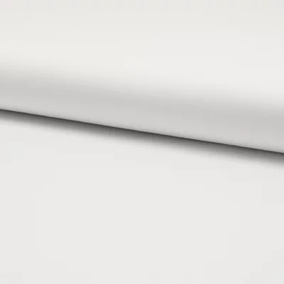 Poplin stretch din bumbac - White - cupon 70 cm