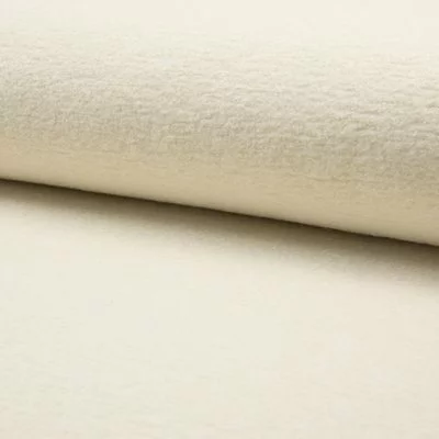 Tesatura din lana fiarta si vascoza - Ivory