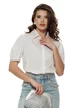 Blugi dama de ocazie premium cu aplicatii de strasuri perle si cristale colorate