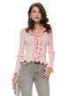 Blugi dama gri deschis premium elastici cu talie inalta nasturi bijuterie