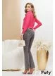 Blugi dama gri evazati material premium usor prespalati cu curea