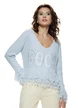 Blugi dama mom fit premium galben deschis talie medie elastic
