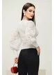 Blugi dama negri cu strasuri premium elastici croi drept talie medie material supersoft