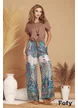 Bluza dama de vara din vascoza premium bej cu nod in talie si colier boho