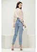 Bluza dama eleganta din dantela crem cu paiete fine cu jabou 