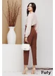 Bluza dama eleganta roz din voal premium cu pliuri colier de perle si floare detasabila