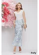Bluza dama premium de vara din vascoza racoroasa cu guler lasat si mansete satinate