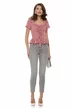 Bluza eleganta din tricot premium roz cu volane delicate
