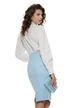 Fustă Fofy eleganta conica baby blue