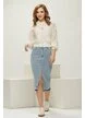 Geaca dama din organza brodata premium cu dublura din dantela