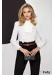 Pantalon dama elegant negru premium cu talie inalta linie evazata si curea