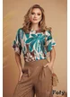 Pantaloni de vara din in bej premium supersoft cu betelie lata pense si buzunare laterale