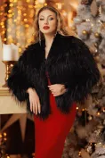 Blanita dama eleganta neagra cu fir lung picture - 2