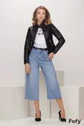 Blugi dama premium treisferturi evazati curea inclusa picture - 2