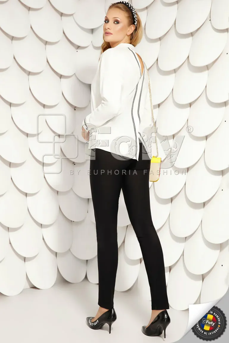 Pantaloni Fofy conici negri picture - 2