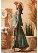 Rochie de vara lunga boho premium din matase naturala cu volane pelicula aurie si ciucuri decorativi