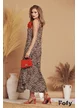 Rochie de vara lunga din vascoza racoroasa supersoft animal print