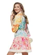 Rochie eleganta din vascoza premium cu imprimeu floral bohemiam