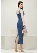 Rochie premium de blug tip sarafan cu bretele mulata midi 