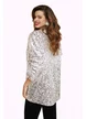 Sacou dama elegant de ocazie premium din paiete argintii picture - 2