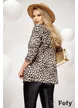Sacou dama elegant imprimeu animal print leopard