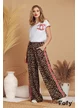Tricou dama alb din bumbac premium cu aplicatii decorative rosii