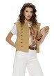 Tricou dama din bumbac premium pelicula aurie girafe stilizate safari summer 2026