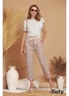 Tricou dama premium cu volane conturate cu dantela cu fir delicat de lurex