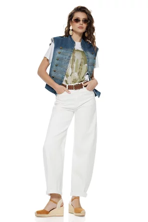 Vesta dama blug albastru army safari summer 2026