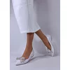 Balerini Piele Naturala Albi cu accesorii detasabile Fiamma