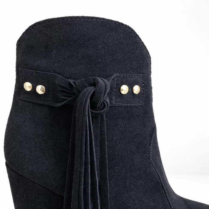 Ciocate Piele Naturala Negre Black Rebel picture - 3