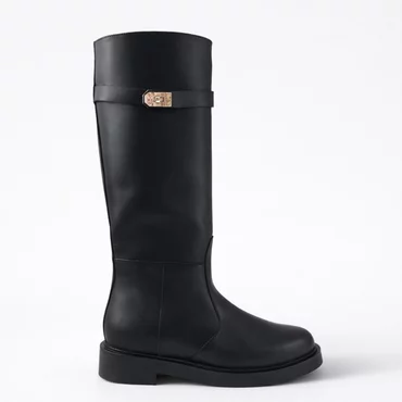 Cizme dama Piele Naturala box Nege Velvet