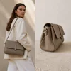 Geanta dama din Piele Naturala Bej Taupe Sunset picture - 2
