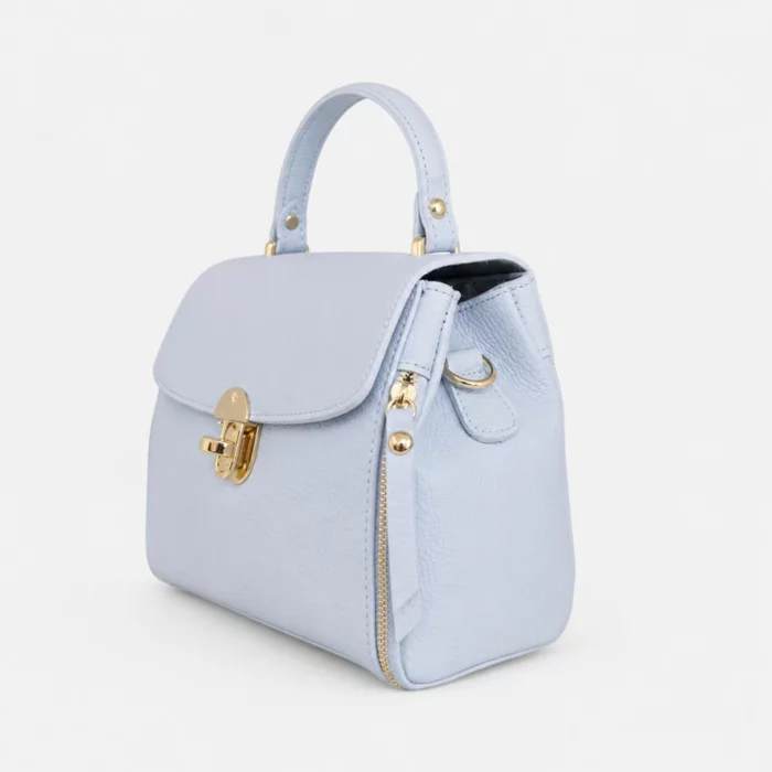 Geanta dama din Piele Naturala Blue Sara picture - 4