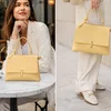 Geanta dama din Piele Naturala Galben lemon Milano picture - 2